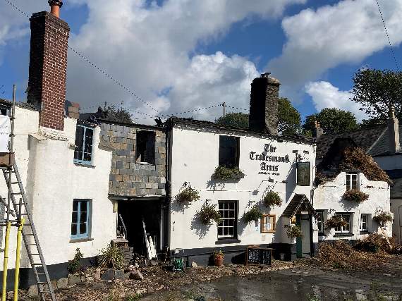 The pub has been destroyed