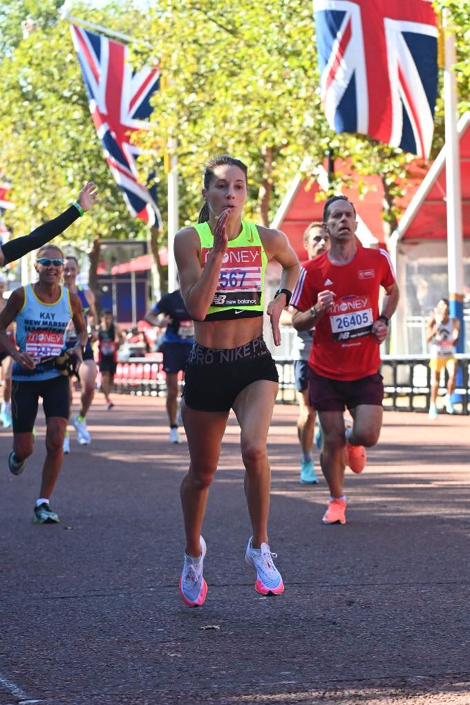 Hannah Pullen in action in London