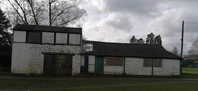 The existing buildings at the recreation ground