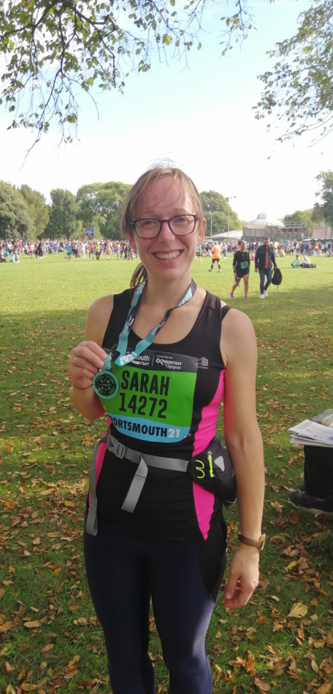 Haslemere woman runs Great South Run for Mercy Ships