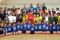 Some dodgy moves at Horrabridge District Sports School Dodgeball Tournament