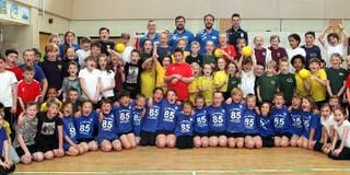 Some dodgy moves at Horrabridge District Sports School Dodgeball Tournament