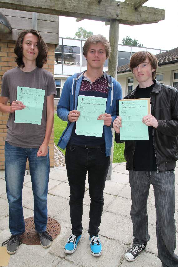 William Trewartha-Jone, Josh Tobbell and Jake Barker.