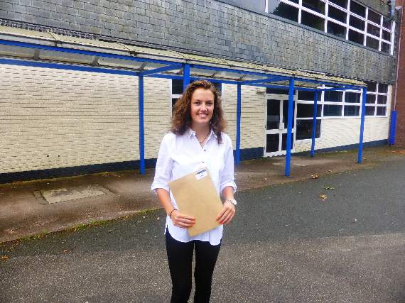 Alice Newton, who achieved eleven A* grades.