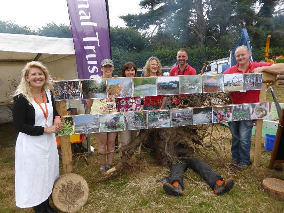 The National Trust team from Castle Drogo.