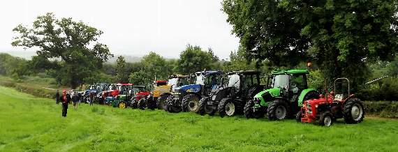 Tractor run in Highampton raises £1,340 for church roof fund