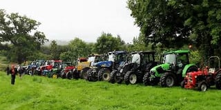 Tractor run in Highampton raises £1,340 for church roof fund
