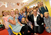 North Tawton Primary School pupils and staff have role reversal