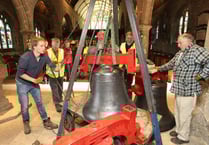 Bells of Chagford's church refurbished and rehung for the first time in over a century