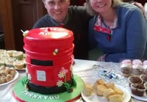 North Tawton bids fond farewell to Post Office's Nigel and Rosemary Davies