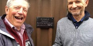 Plaque at North Tawton school swimming pool unveiled in memory of Jan Down