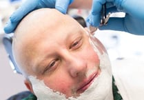 Tavistock Tom's brave shave raises hundreds for Macmillan Cancer Support