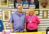 Cancer survivor Chris volunteers in Okehampton to help himself get back into work