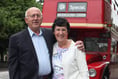 Diamond anniversary couple take a bus trip down memory lane