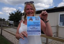 Okehampton's Helen braves 12,000ft plunge for Hospiscare
