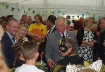 Okehampton school pupils meet Prince Charles and Duchess of Cornwall