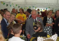Okehampton school pupils meet Prince Charles and Duchess of Cornwall