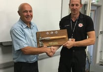 Fond farewell to Okehampton Fire Station's commander Ian Donovan