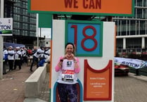 Highampton nurse Gail runs the London Marathon in memory of friend Katie