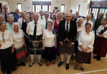 21st anniversary for Peter Tavy Scottish Country Dancers