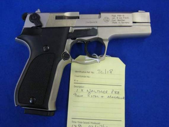Guns from Mr Ward's arsenal