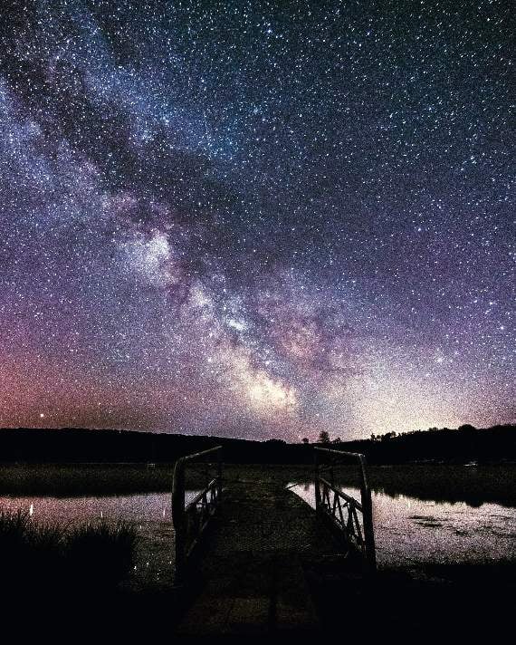 Dave Philpott’s Milky Way over Wimbleball.