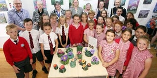 Okehampton Primary School pupils have art on display in Museum of Dartmoor Life