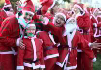 Santas here, there and everywhere
