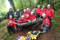 Tavistock's Dartmoor Search and Rescue thank you demo