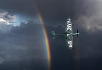 Spitfire to fly over Tavistock tomorrow to say thank you to NHS