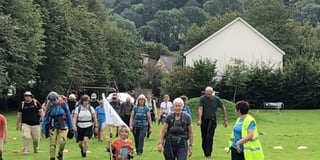 Sticklepath residents beat their bounds