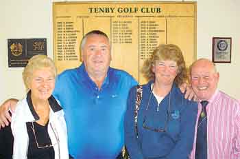 Paul Bradley and Rebecca Naden, who were third.