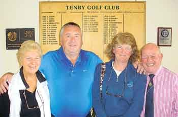 Paul Bradley and Rebecca Naden, who were third.
