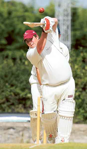 Scott Arthur batting for Cresselly.