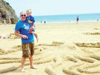 Mark’s masterpiece is  RNLI sandcastle winner