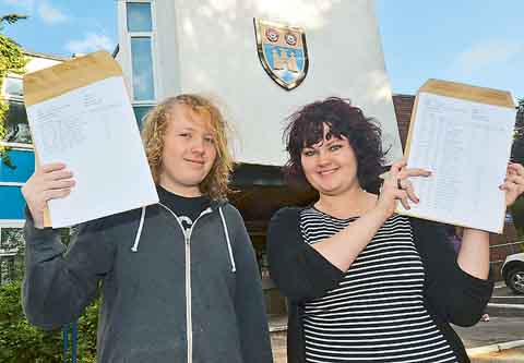 Michael Owen from Pembroke with three A’s and one B and Sam Bowen from Pembroke Dock (four A*, one A).