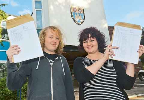 Michael Owen from Pembroke with three A’s and one B and Sam Bowen from Pembroke Dock (four A*, one A).