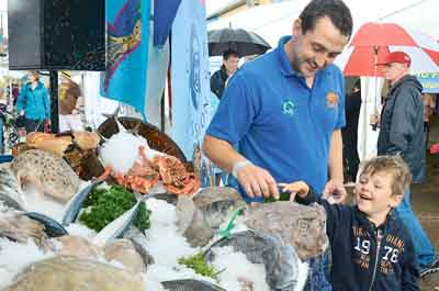 Pictures show scenes from the opening day at Milford Haven.
