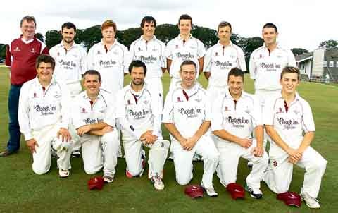 Smiles from the Cresselly team before being taken to task in Saturday’s match.