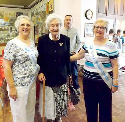 Sue Parsell, Daisy Vernon and Freda Griffiths.