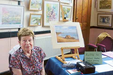 Jackie Barnett, secretary of the Arts Club. Pic. Roz Oak