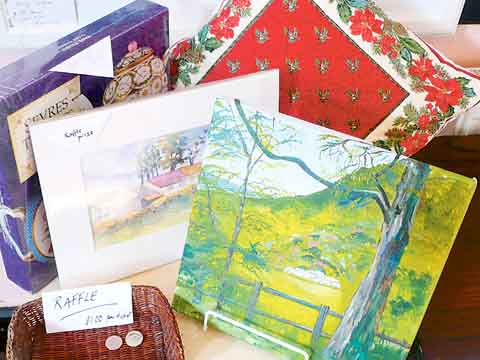 Some of the work on display at the St. Johns Open Art Exhibition.