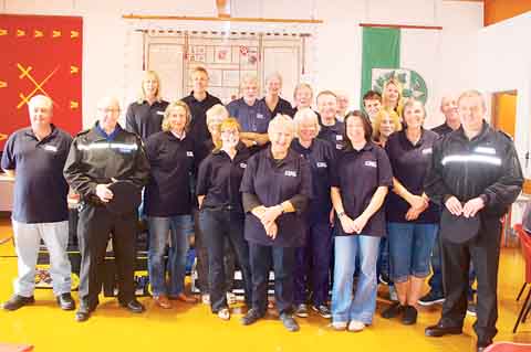 The new group of street pastors.