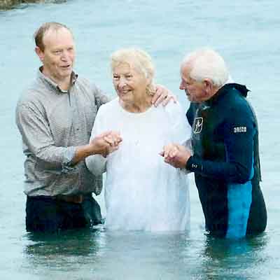 Dorothy Durdin is baptised.