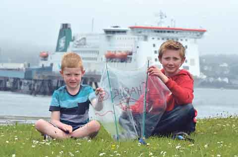 Luke Lloyd and Charlie Shave from Pembroke Dock.