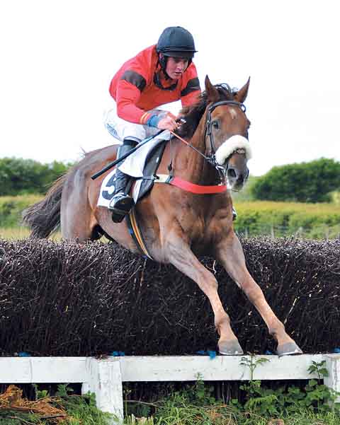 Intermediate Race winner, Dream Bolt and John Mathias.