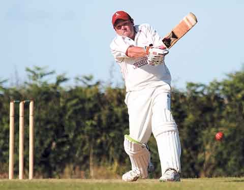 Ryan Lewis who ran out of partners and finished on 30 not out as Cresselly failed to overcome the target set by Neyland,