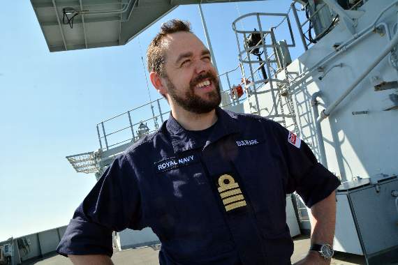 Captain James Parkin, captain, of landing platform dock, HMS Bulwark, described his role as the ‘highlight of his career.’