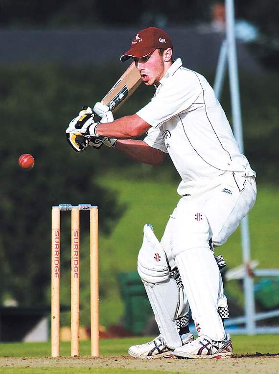 Iwan Izzard (69) batting for Cresselly. Pic. Brian McKehon