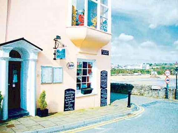 Ocean Restaurant enjoys a prominent position near the harbour.